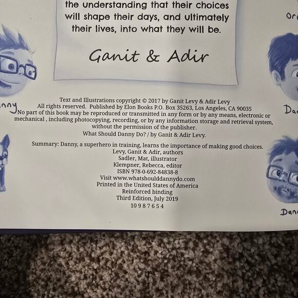 What Should Danny Do - The Power to Choose Hardcover Book | Ganit & Adir Levy - Picture 9 of 9